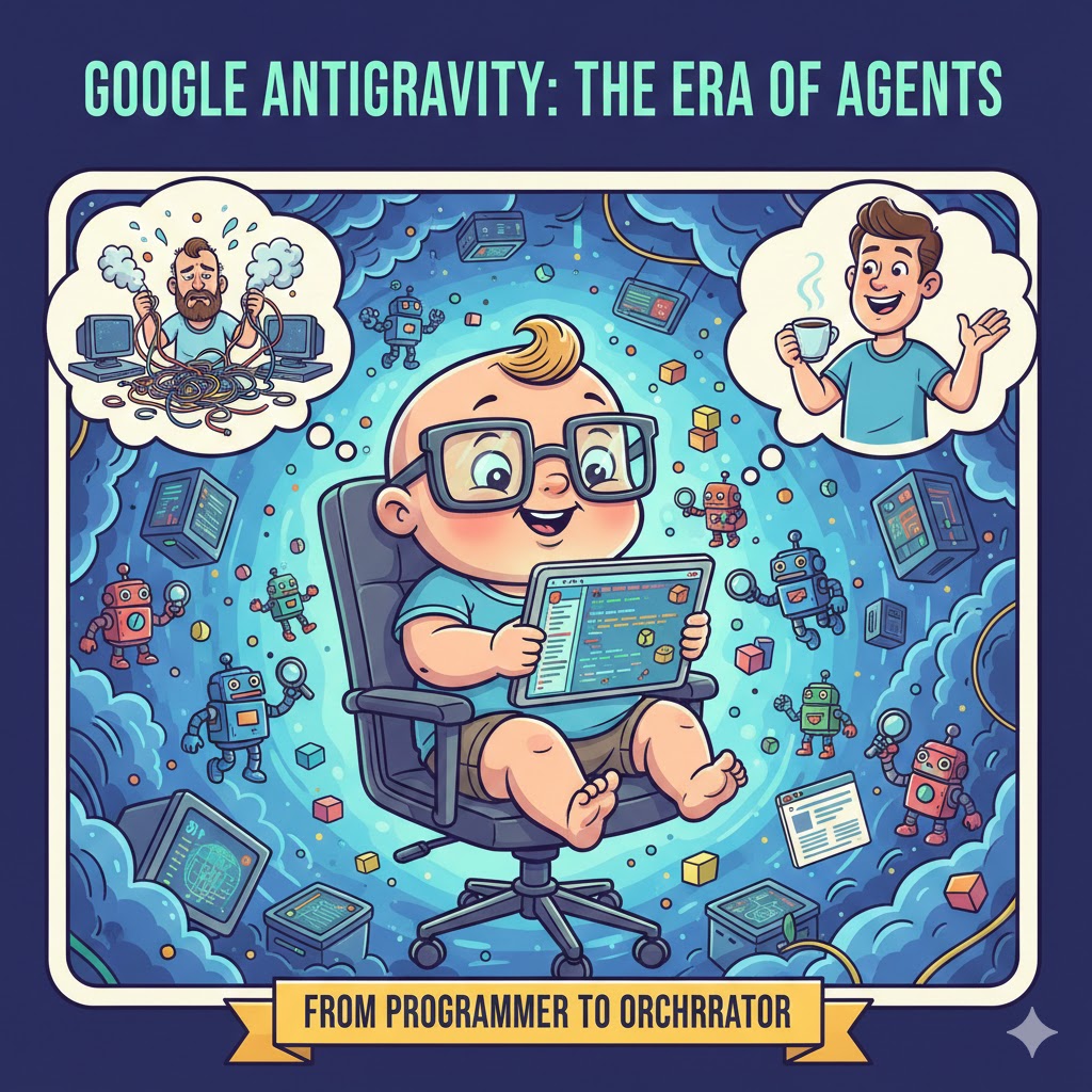 Google Antigravity: El fin de la programación "línea por línea" y el inicio de la era de los Agentes